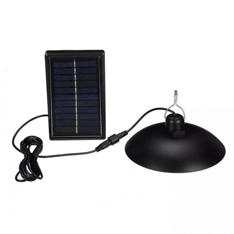 Set 2 x Lampa Solara LED Suspendata cu Telecomanda XF-707 – Panou Solar Extern, Iluminat Exterior Curte