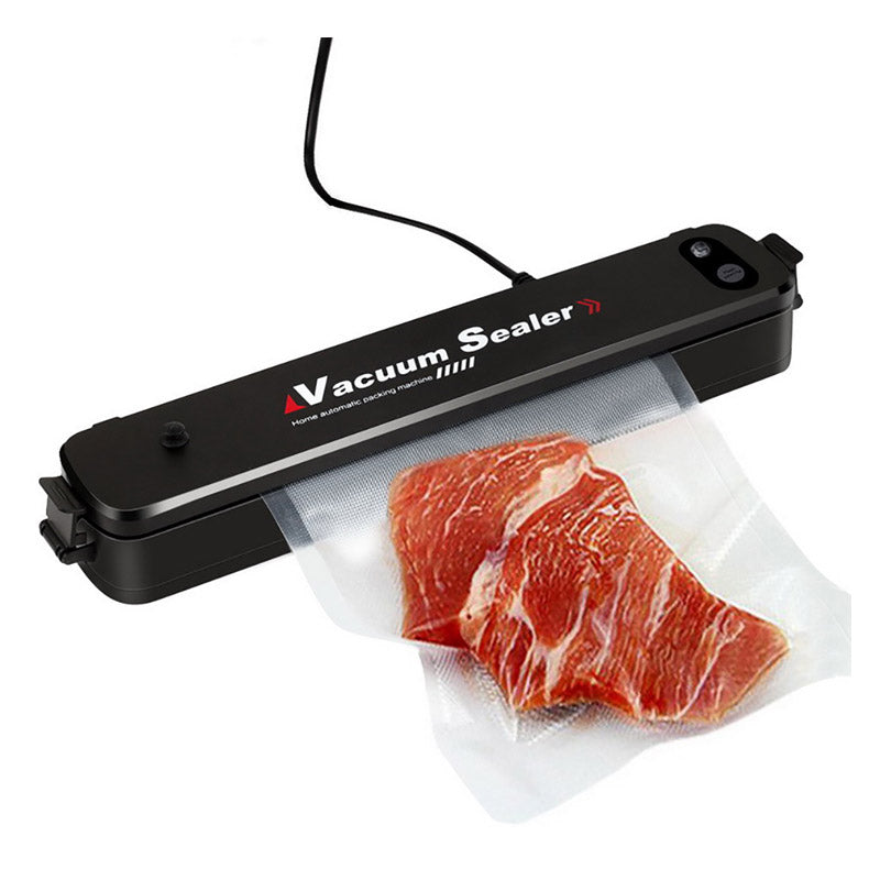 Aparat de Vidat Vacuum Sealer, Sigilare Automata, Putere 90W + 2 Role de Pungi