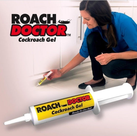 Set 5 x Gel Anti Gandaci Roach Doctor, Seringa Profesionala, Eliminare Rapida Gandaci de Bucatarie, Eficient si Usor de Aplica