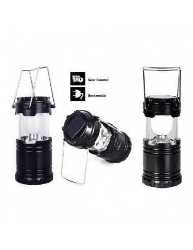 Set 3 x Lampa Solara LED Camping Shenyu, Reincarcabila, Portabila, Lumina Puternica 360°