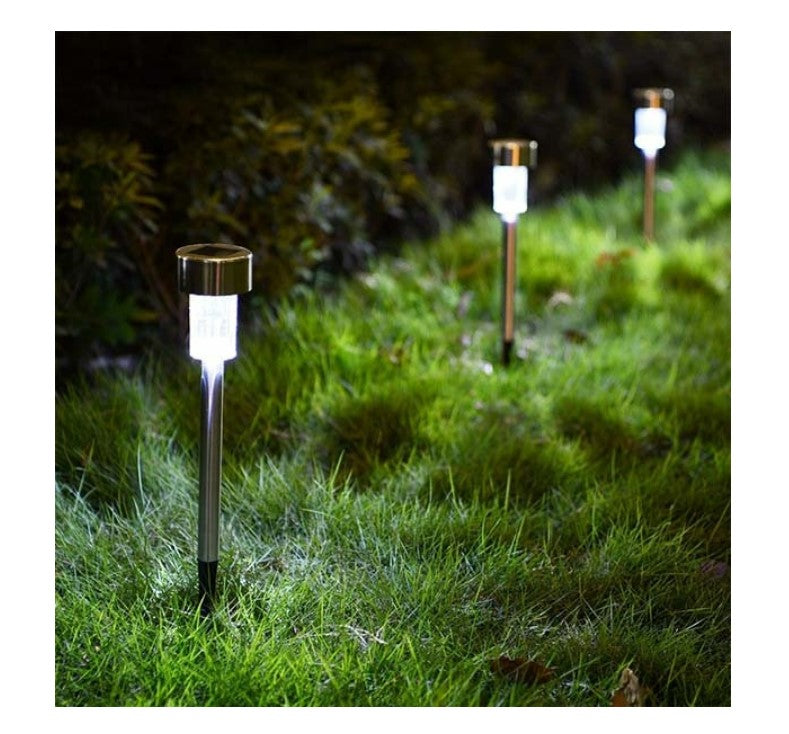 Set 15 x Lampa Solara LED Tip Tarus pentru Gradina, Iluminat Exterior Alei Curte Terasa, Lumina Automata Noaptea, Rezistente la Apa IP65