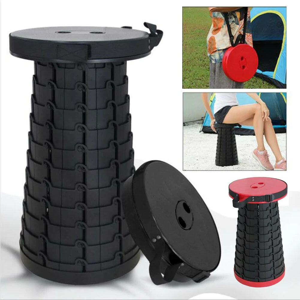 Scaun Pliabil Telescopic Portabil – Reglabil pe Inaltime, Compact si Usor de Transportat, Ideal pentru Camping si Pescuit