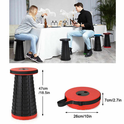 Scaun Pliabil Telescopic Portabil – Reglabil pe Inaltime, Compact si Usor de Transportat, Ideal pentru Camping si Pescuit