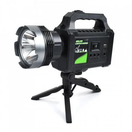 Kit Panou Solar GD-P70 cu 3 Becuri LED, Lanterna și incarcare Telefon