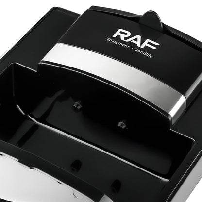 Espressor Cafea RAF 1000W cu 2 Cani,  Filtru Reutilizabil, Sistem Anti-Picurare, Protectie Supraincalzire, Preparare Rapida Cafea Macinata