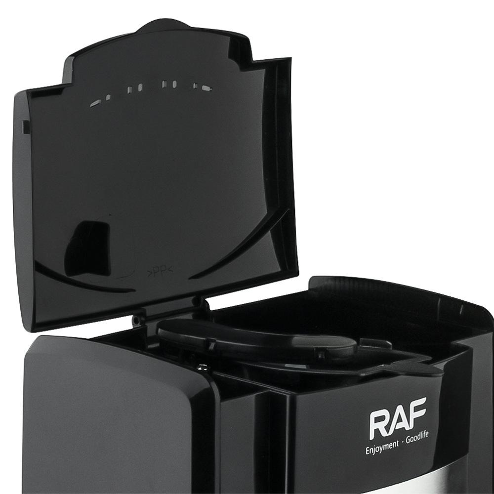 Espressor Cafea RAF 1000W cu 2 Cani,  Filtru Reutilizabil, Sistem Anti-Picurare, Protectie Supraincalzire, Preparare Rapida Cafea Macinata