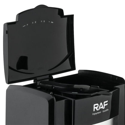 Espressor Cafea RAF 1000W cu 2 Cani,  Filtru Reutilizabil, Sistem Anti-Picurare, Protectie Supraincalzire, Preparare Rapida Cafea Macinata