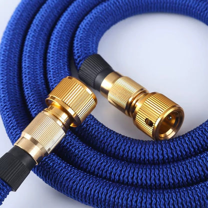 Furtun Extensibil Gradina 37M Magic Garden Hose Cu Accesoriu pentru Stropit, 8 Functii, Rezistent La Presiune, Diverse Culori
