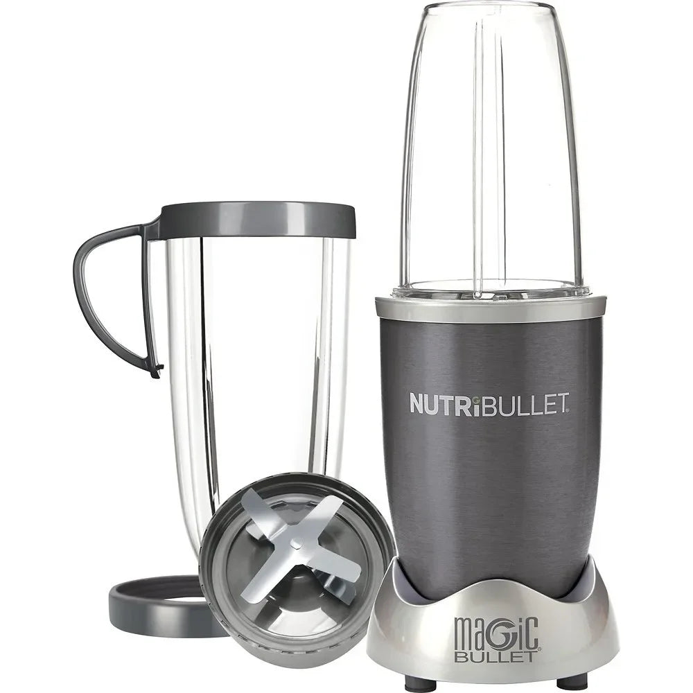 Blender Smoothie Multifunctional 1000W, Set Complet cu Pahar 1L si 500ml, Lame din Otel Inoxidabil, Ideal pentru Smoothie, Sucuri si Rasnire