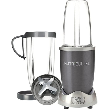 Blender Smoothie Multifunctional 1000W, Set Complet cu Pahar 1L si 500ml, Lame din Otel Inoxidabil, Ideal pentru Smoothie, Sucuri si Rasnire