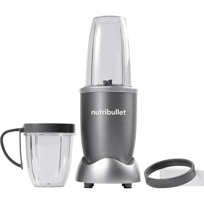 Blender Smoothie Multifunctional 1000W, Set Complet cu Pahar 1L si 500ml, Lame din Otel Inoxidabil, Ideal pentru Smoothie, Sucuri si Rasnire