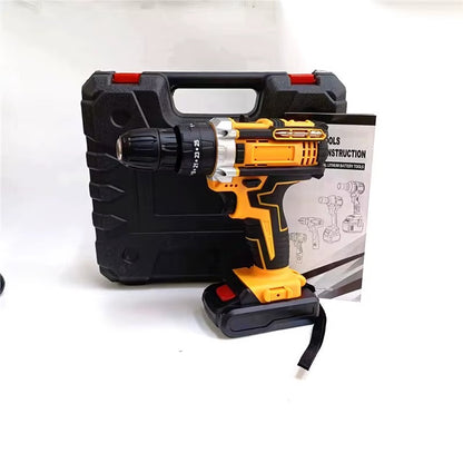 Trusa Bormasina cu Percutie 36V, 2 Acumulatori, 26 Accesorii, Autofiletanta Profesionala, Putere Mare, Cutie Transport Inclusa