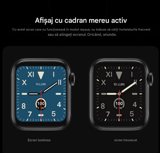 Smartwatch Bluetooth I7 Pro Max cu Monitorizare Ritm Cardiac, Pasi, Somn, Notificari, Control Muzica si Apeluri, Ecran Touch HD, Compatibil Android si iOS