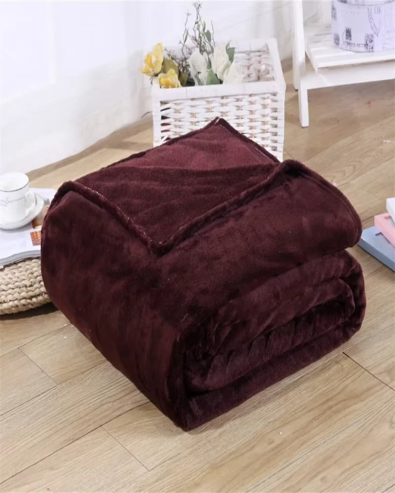 Set 2 x Patura Pufoasa Premium, Ultra Soft, Material Catifelat, Caldura si Confort Maxim, Dimensiuni 200x230 cm