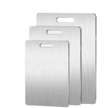 Set 3 x Tocator Bucatarie din Plastic – Antiderapant cu Maner, 3 Dimensiuni, Rezistente si Usor de Curatat