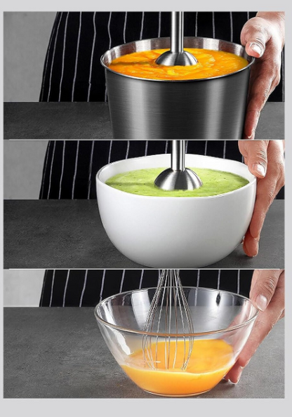Blender De Mana 4 in 1 500W Multifunctional Cu Tocator Si Pahar – Putere Mare Pentru Preparare Rapida Si Eficienta