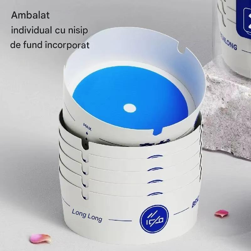 Set 25 X Scrumiere De Unica Folosinta Din Hartie Groasa, Portabile, Anti Miros, Cu Absorbtie Fum, Pentru Interior Si Exterior