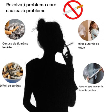 Set 25 X Scrumiere De Unica Folosinta Din Hartie Groasa, Portabile, Anti Miros, Cu Absorbtie Fum, Pentru Interior Si Exterior