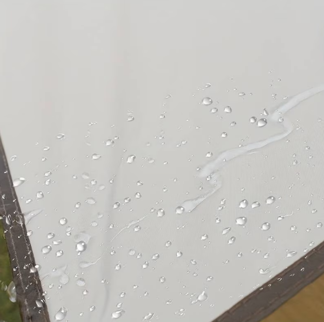 Cort Umbrar 3x5m Impermeabil Cu Protectie UV UPF50+, 2 Stalpi Metalici, Gri
