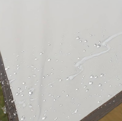 Cort Umbrar 3x5m Impermeabil Cu Protectie UV UPF50+, 2 Stalpi Metalici, Gri