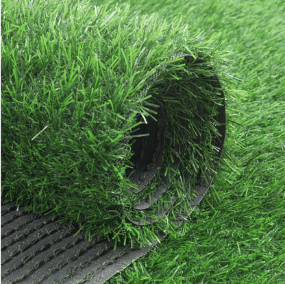 Set 2 x Gazon Artificial 200x100 cm, Inaltime 25 mm, Cu Drenaj, Verde Natural, Montaj Usor
