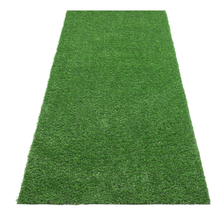 Set 2 x Gazon Artificial 200x100 cm, Inaltime 25 mm, Cu Drenaj, Verde Natural, Montaj Usor