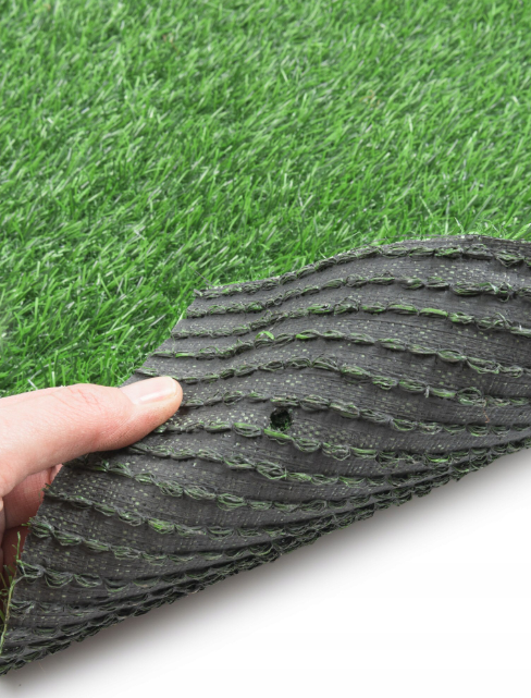 Set 2 x Gazon Artificial 200x100 cm, Inaltime 25 mm, Cu Drenaj, Verde Natural, Montaj Usor