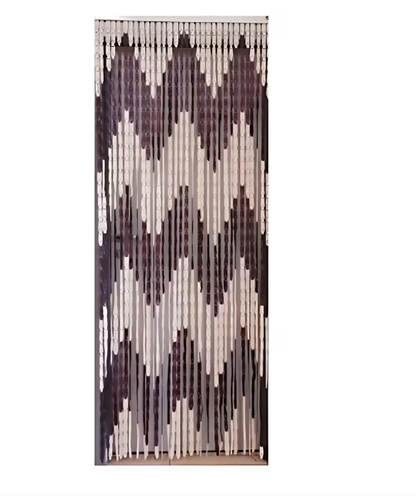 Set 2 X Perdea Anti Insecte Pentru Usa, Montaj Rapid, Bej Maro 200x90 cm