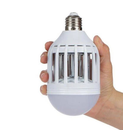 Set 2 X Bec LED Antitantari 9W Cu Lampa UV, Lumina Alba, Protectie Eficienta Impotriva Insectelor
