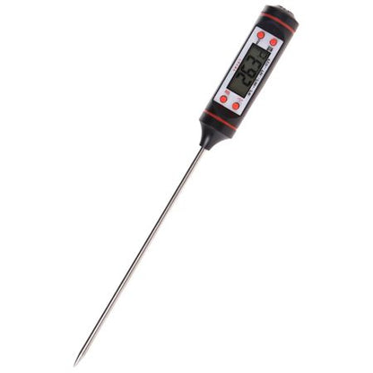 Termometru Digital Alimentar cu Sonda Inox, Afisaj LCD, Masurare Rapida