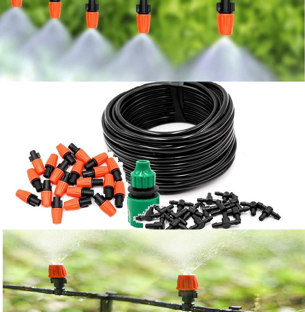 Kit Racire Terasa 15 m cu Sistem Pulverizare – Instalatie Racire Aer pentru Gradina, Balcon si Foișor