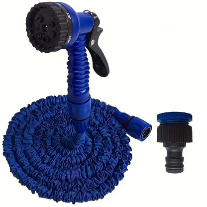 Set Plasa Anti Insecte Magnetica pentru Usa + Furtun Extensibil 60M cu Accesoriu de Stropit – Pachet Util pentru Casa si Gradina