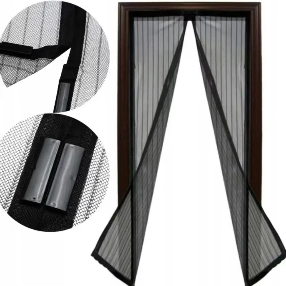 Set Plasa Anti Insecte Magnetica pentru Usa + Furtun Extensibil 30M cu Accesoriu de Stropit – Pachet Util pentru Casa si Gradina