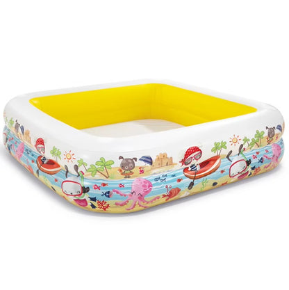 Piscina Gonflabila cu Acoperis model Casuta pentru Copii si Protectie UV ,157 x 157 x 122 cm
