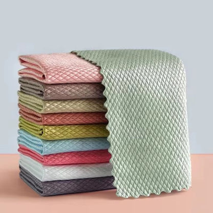 Set 10 Lavete Microfibra Premium, Super Absorbante, Reutilizabile, pentru Bucatarie, Baie si Suprafete Diverse