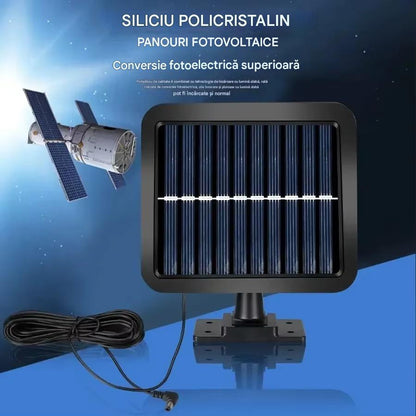 Set 2 x Proiector Solar LED SL-F100 cu Senzor de Miscare, Panou Solar Extern, Lumina Puternica COB