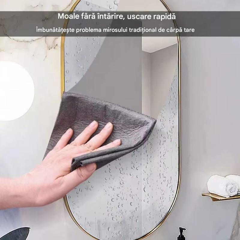 Set 10 x Lavete Microfibra 30x30 cm, Ultra Absorbante, Fara Scame, Curatare Eficienta, Reutilizabile, pentru Bucatarie, Masina, Geamuri si Mobilier