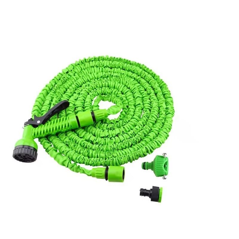 Furtun Extensibil Gradina 30 Metri cu Accesoriu Multifunctional de Stropit – Furtun Elastic pentru Udat, Spalat si Irigat