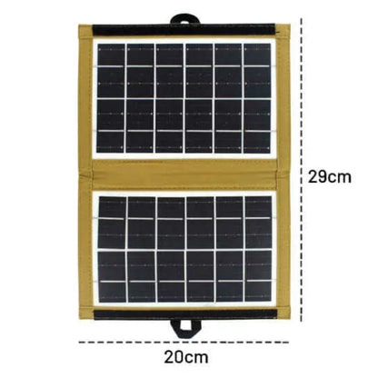 Panou Solar Pliabil CL-670 7.2W  – Incarcator Solar Portabil pentru Camping