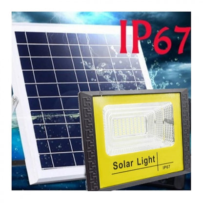 Proiector Solar LED 60W cu Panou Solar Premium, IP67 Rezistent la Apa, Iluminare Puternica Exterior Curte, Gradina, Garaj