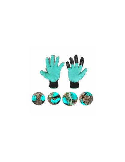 Set Unelte Gradina 4 Piese cu Manusi pentru Plantare – Lopatica, Grebla, Cultivator si Accesorii pentru Gradinarit